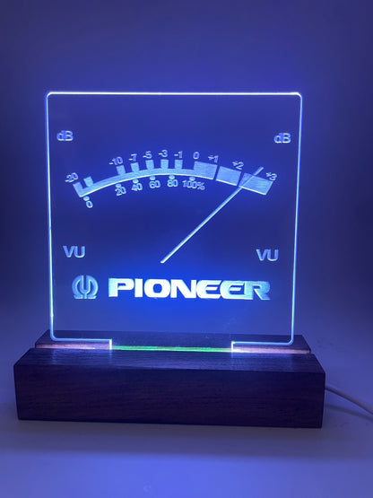 LED Acrylic Music Sign UV Meter Pioneer Decoration