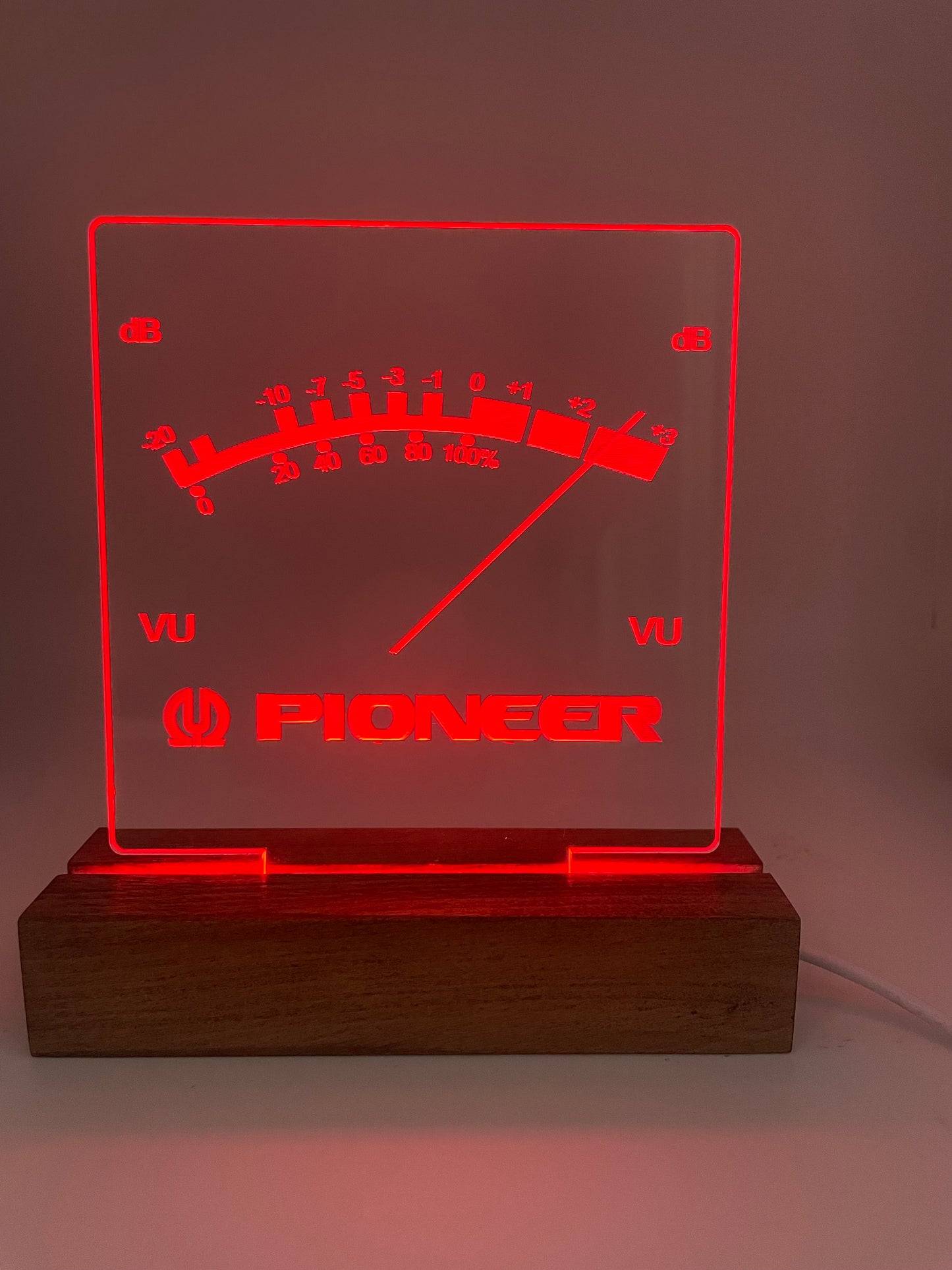 LED Acrylic Music Sign UV Meter Pioneer Decoration