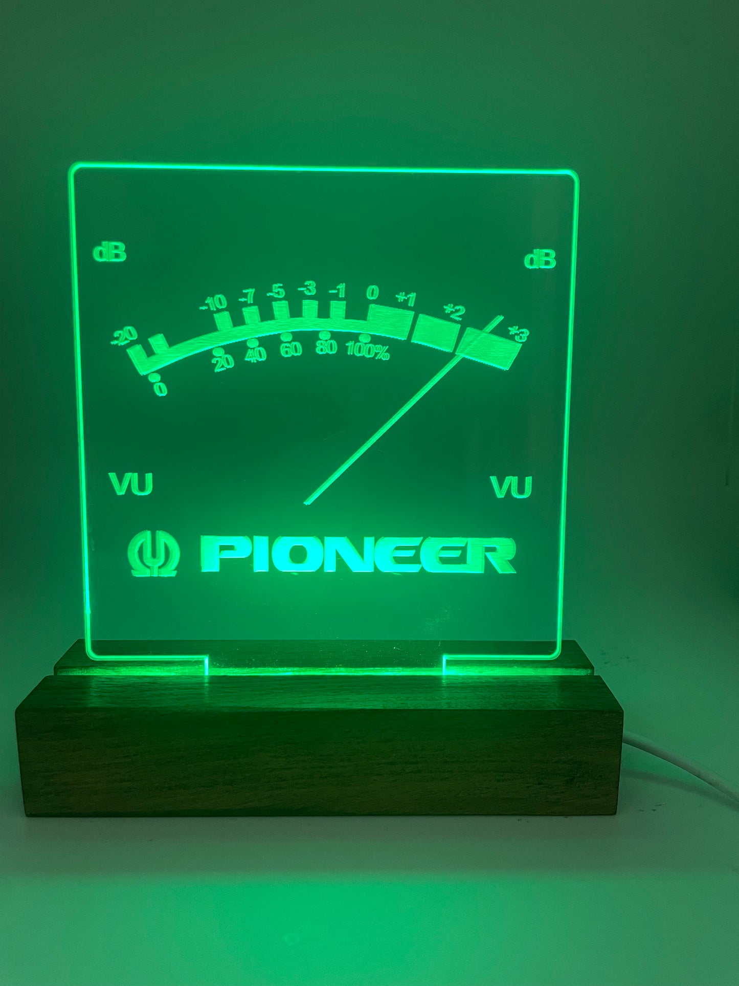 LED Acrylic Music Sign UV Meter Pioneer Decoration