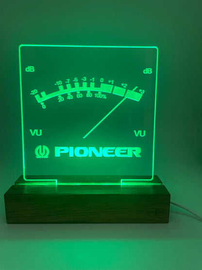 LED Acrylic Music Sign UV Meter Pioneer Decoration