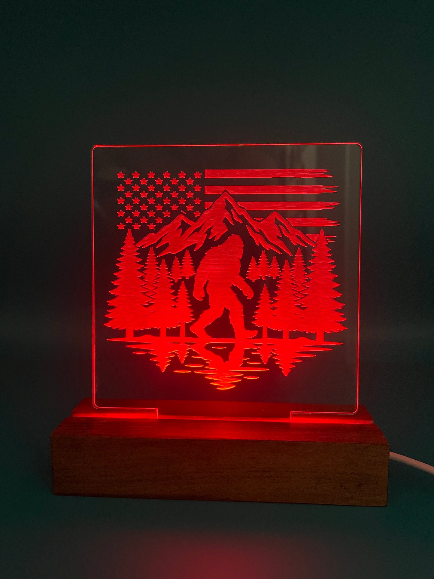 LED Acrylic Big Foot Sign