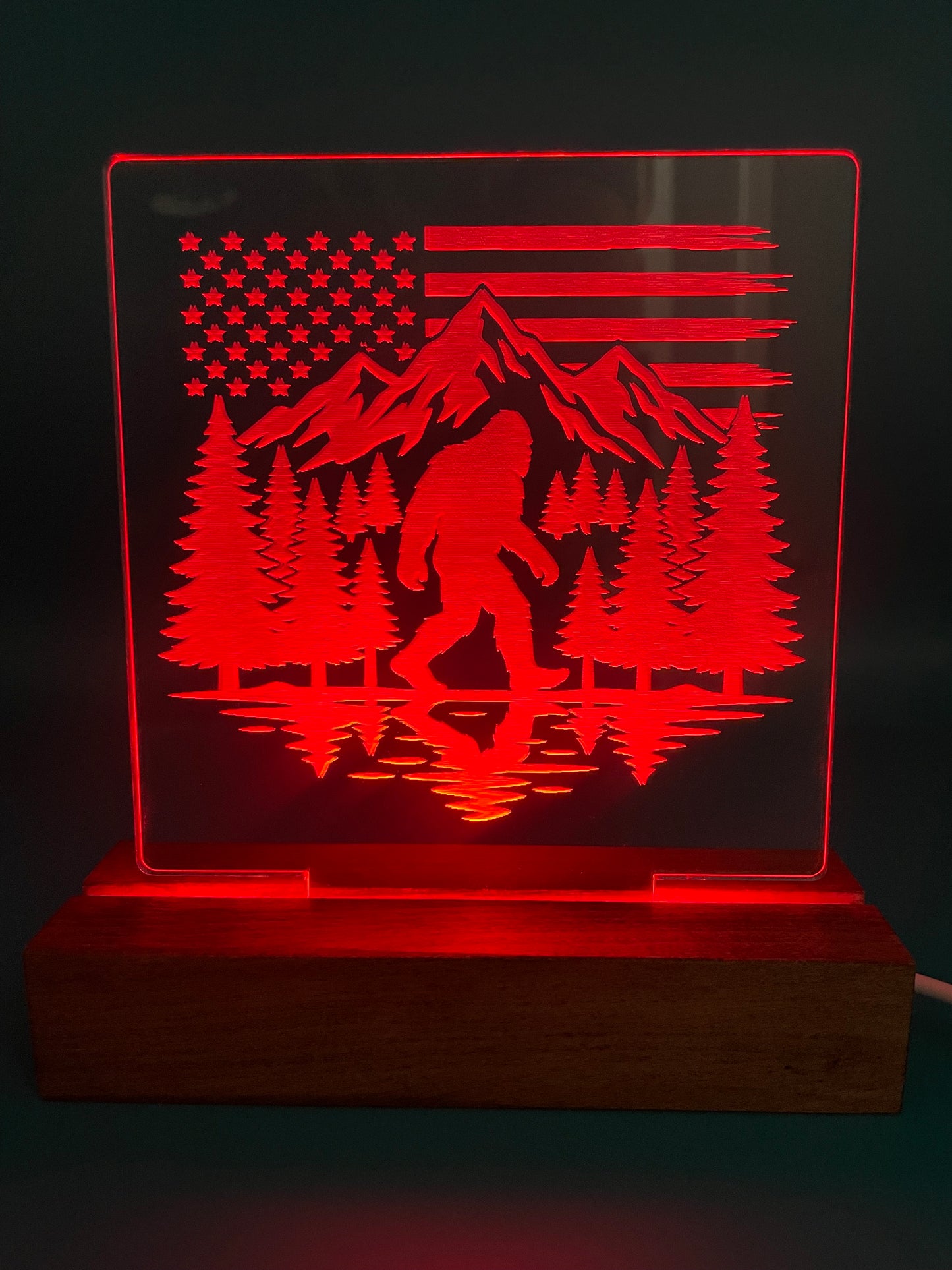 LED Acrylic Big Foot Sign