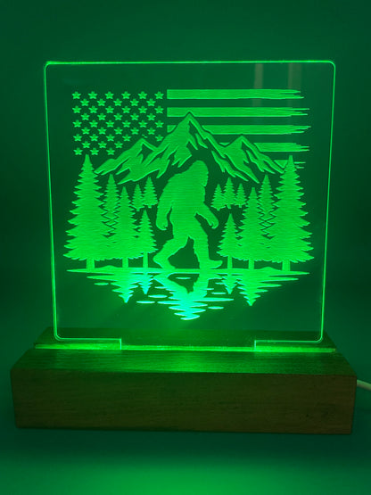 LED Acrylic Big Foot Sign