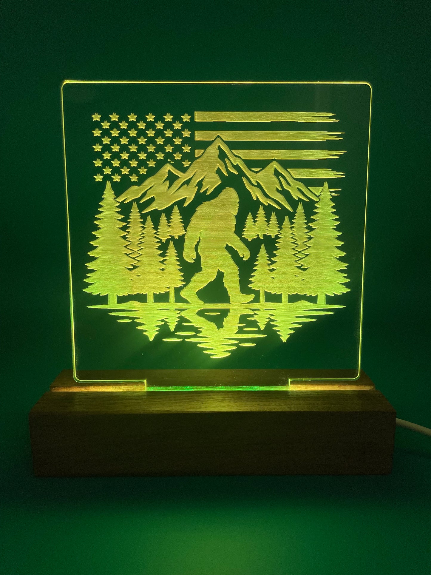 LED Acrylic Big Foot Sign