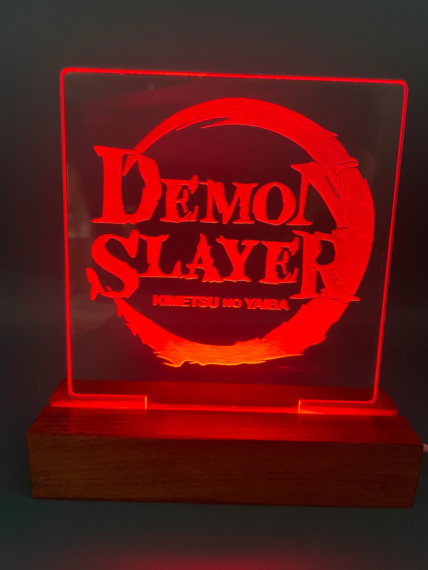 LED Acrylic Demon Slayer Decorative Sign