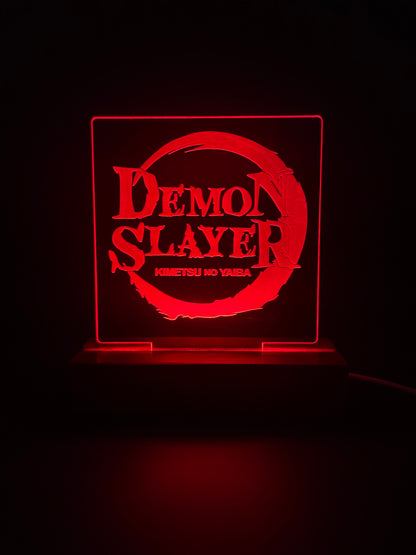 LED Acrylic Demon Slayer Decorative Sign