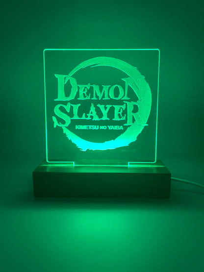 LED Acrylic Demon Slayer Decorative Sign