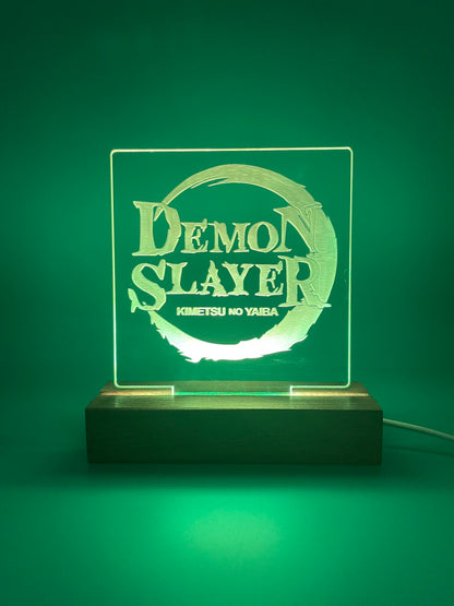 LED Acrylic Demon Slayer Decorative Sign