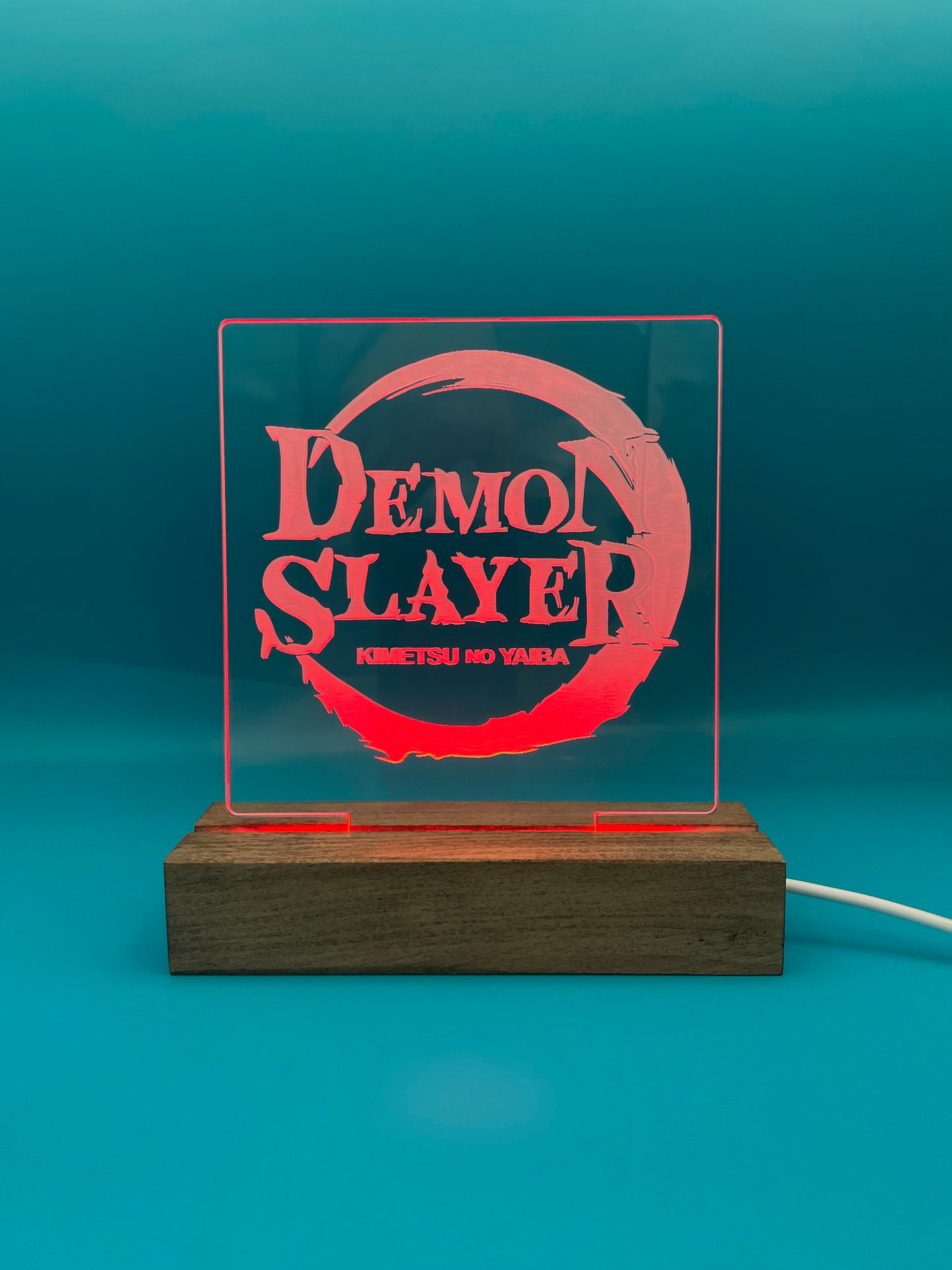 LED Acrylic Demon Slayer Decorative Sign
