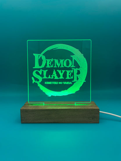LED Acrylic Demon Slayer Decorative Sign