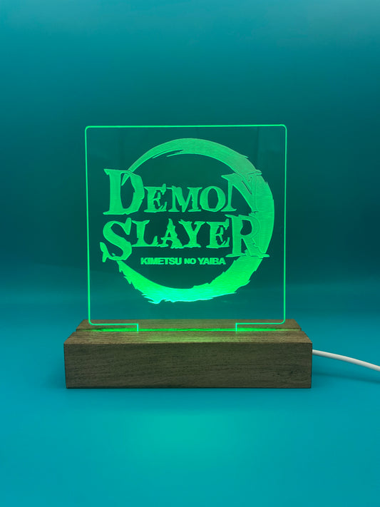 LED Acrylic Demon Slayer Decorative Sign