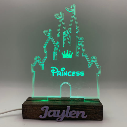 Acrylic Princess Night Light