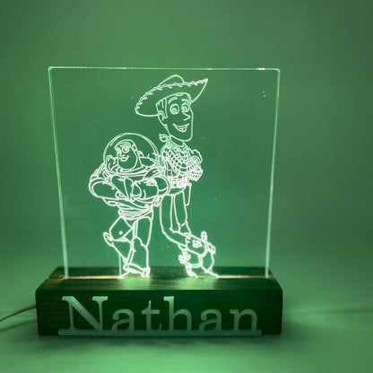 Personalized Character Night Light