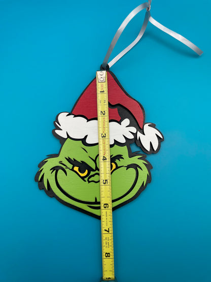 Grinch Christmas Ornaments - Bundle of 3