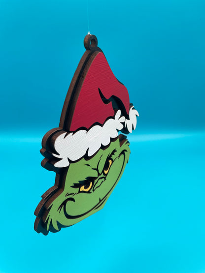 Grinch Christmas Ornaments - Bundle of 3