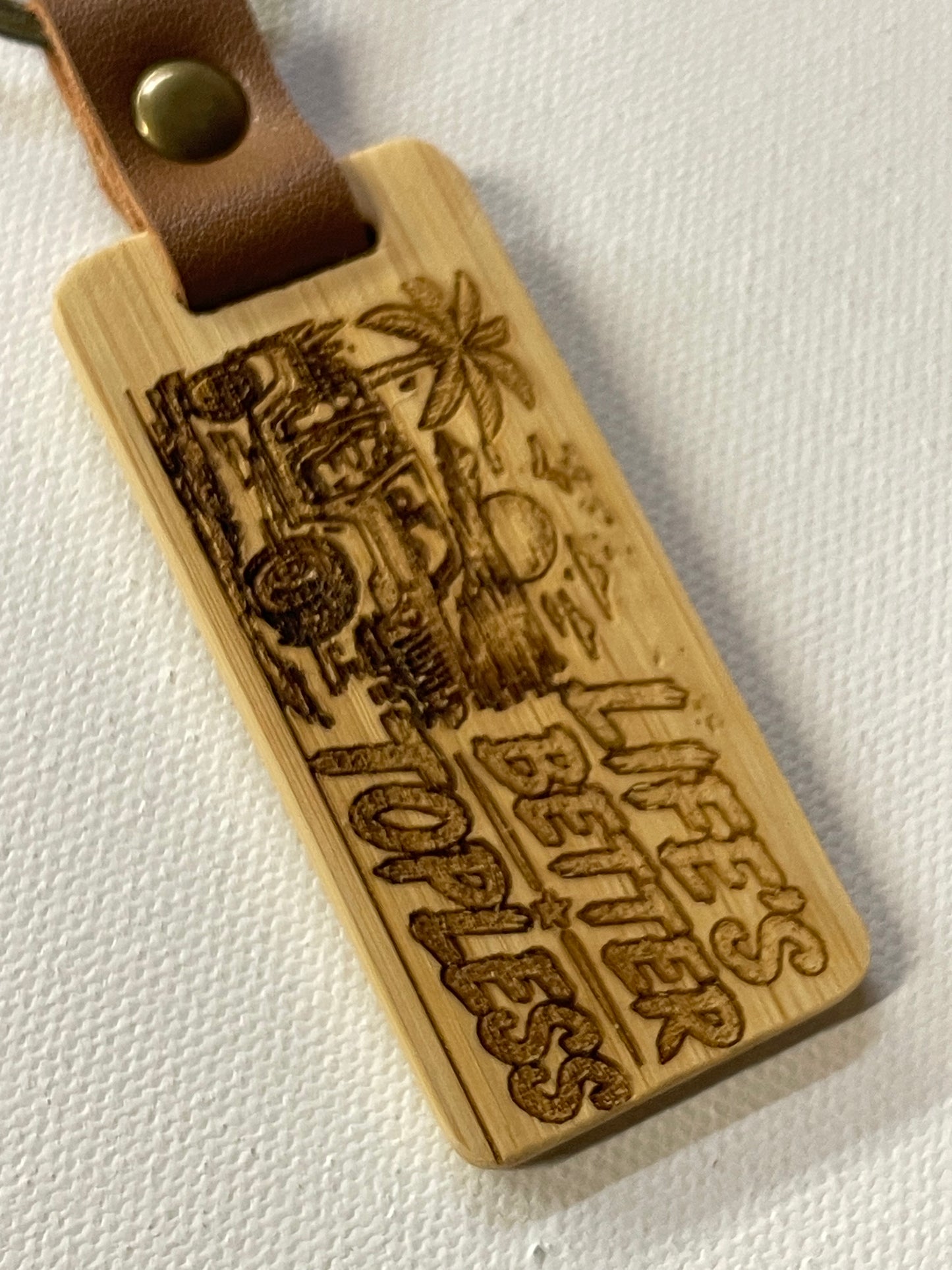 Wood Keychain Laser Engraved Off Road Lovers