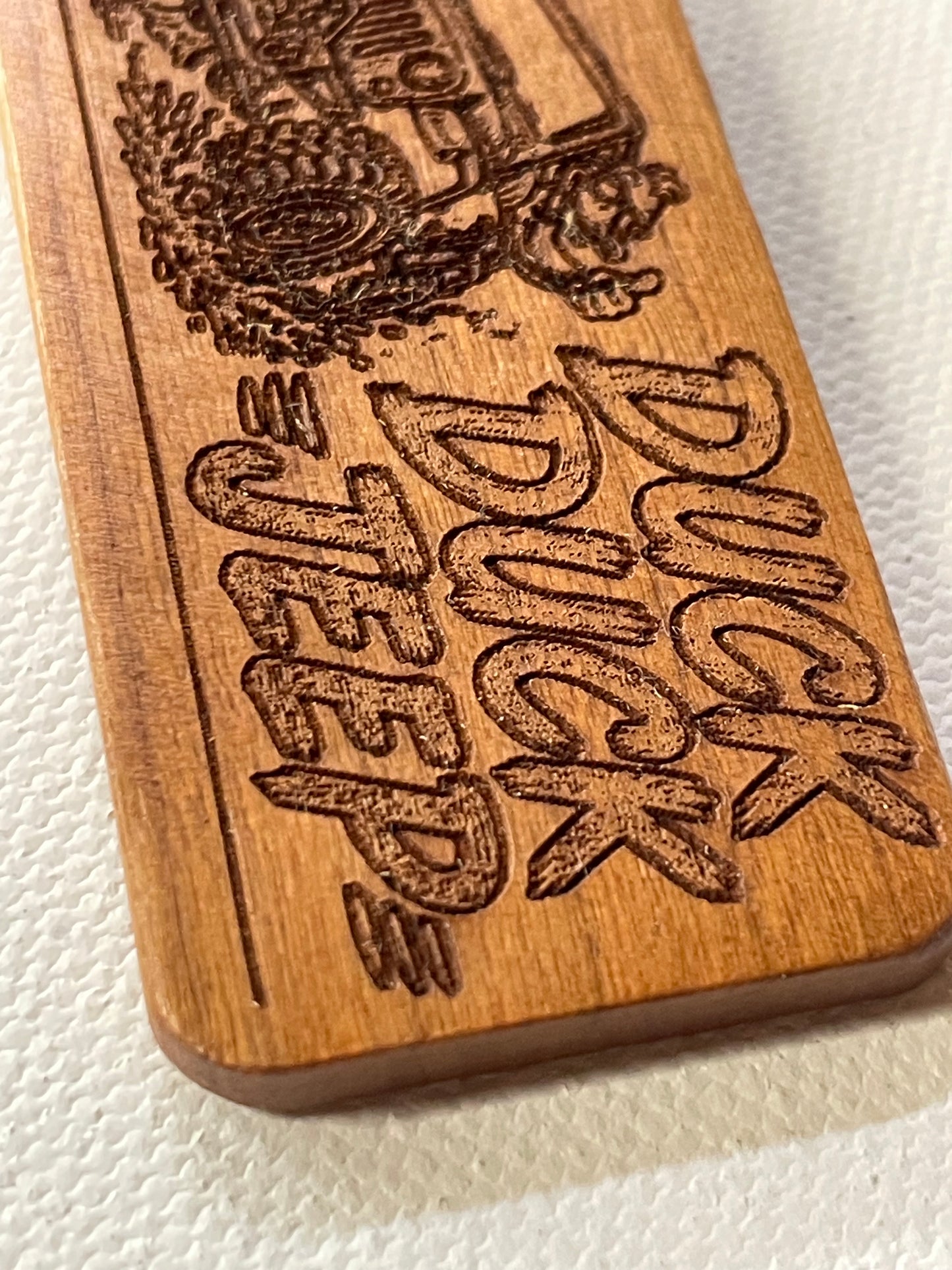 Wood Keychain Laser Engraved Off Road Lovers