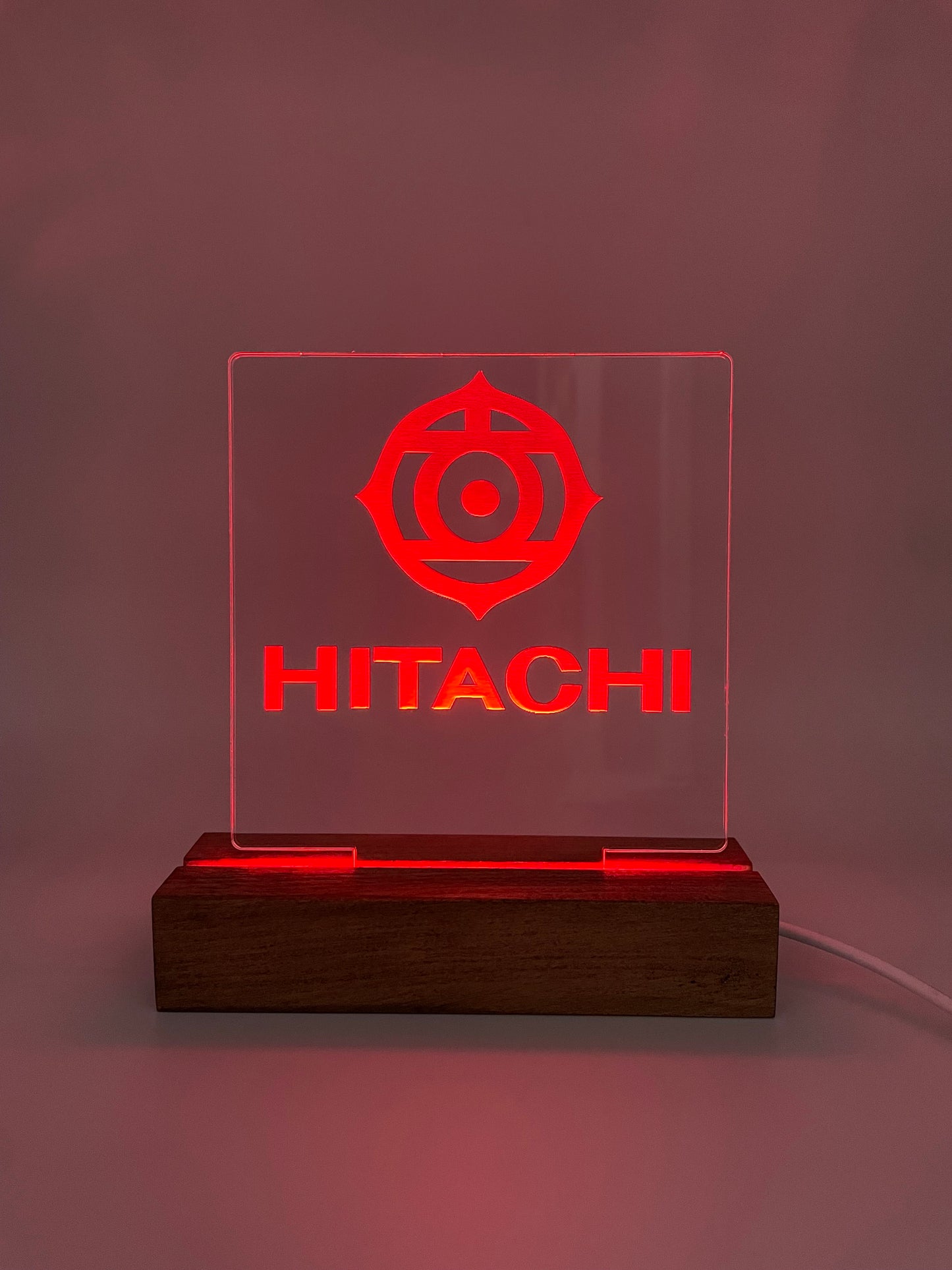 LED Acrylic Music Sign Hitachi Decor