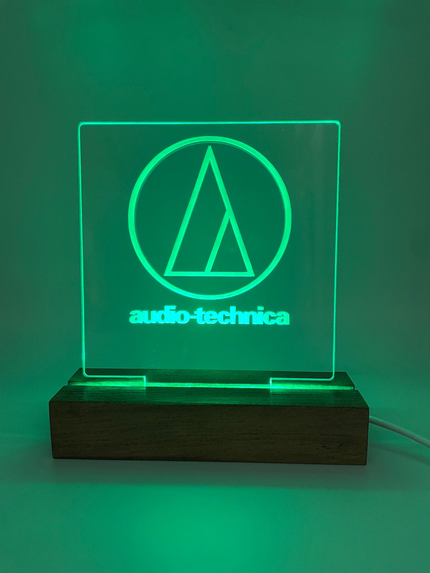 LED Acrylic Music Lovers audio-technica Sign