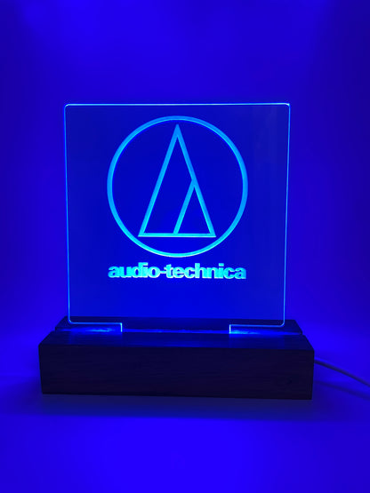 LED Acrylic Music Lovers audio-technica Sign