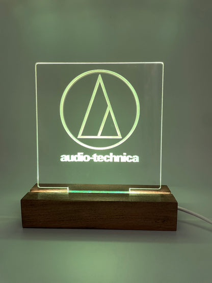 LED Acrylic Music Lovers audio-technica Sign