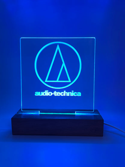 LED Acrylic Music Lovers audio-technica Sign