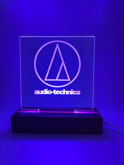 LED Acrylic Music Lovers audio-technica Sign