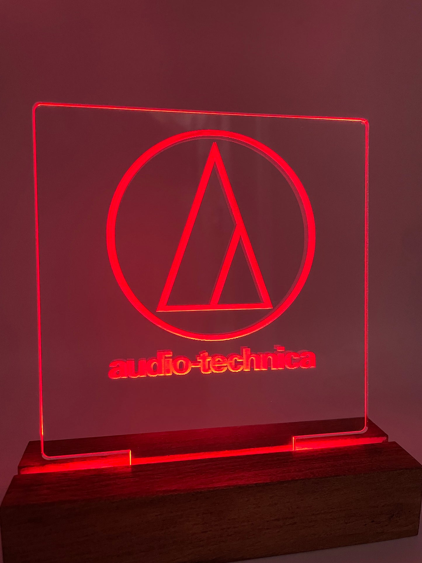 LED Acrylic Music Lovers audio-technica Sign
