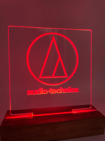 LED Acrylic Music Lovers audio-technica Sign