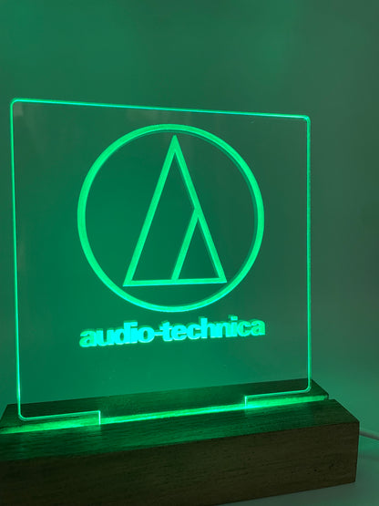 LED Acrylic Music Lovers audio-technica Sign