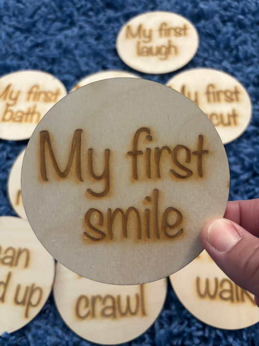 Baby Milestones Photo Props