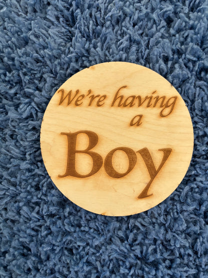 Gender Reveal Photo Prop