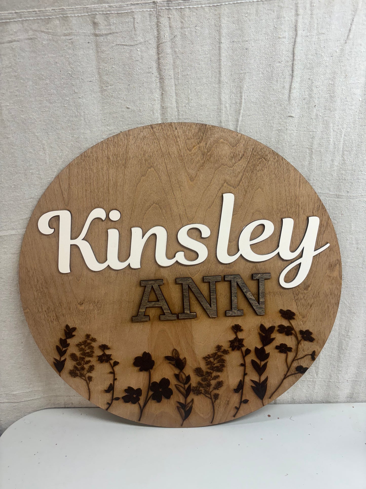 Nursery Name Sign