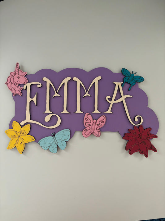 Personalized Nursery Sign