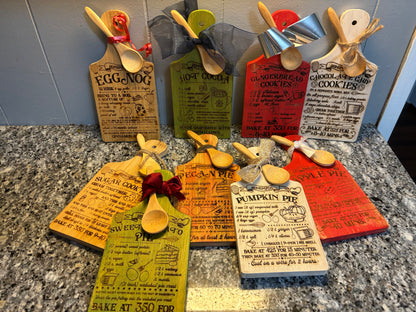 Mini Cutting Board - Hot Cocoa Recipe