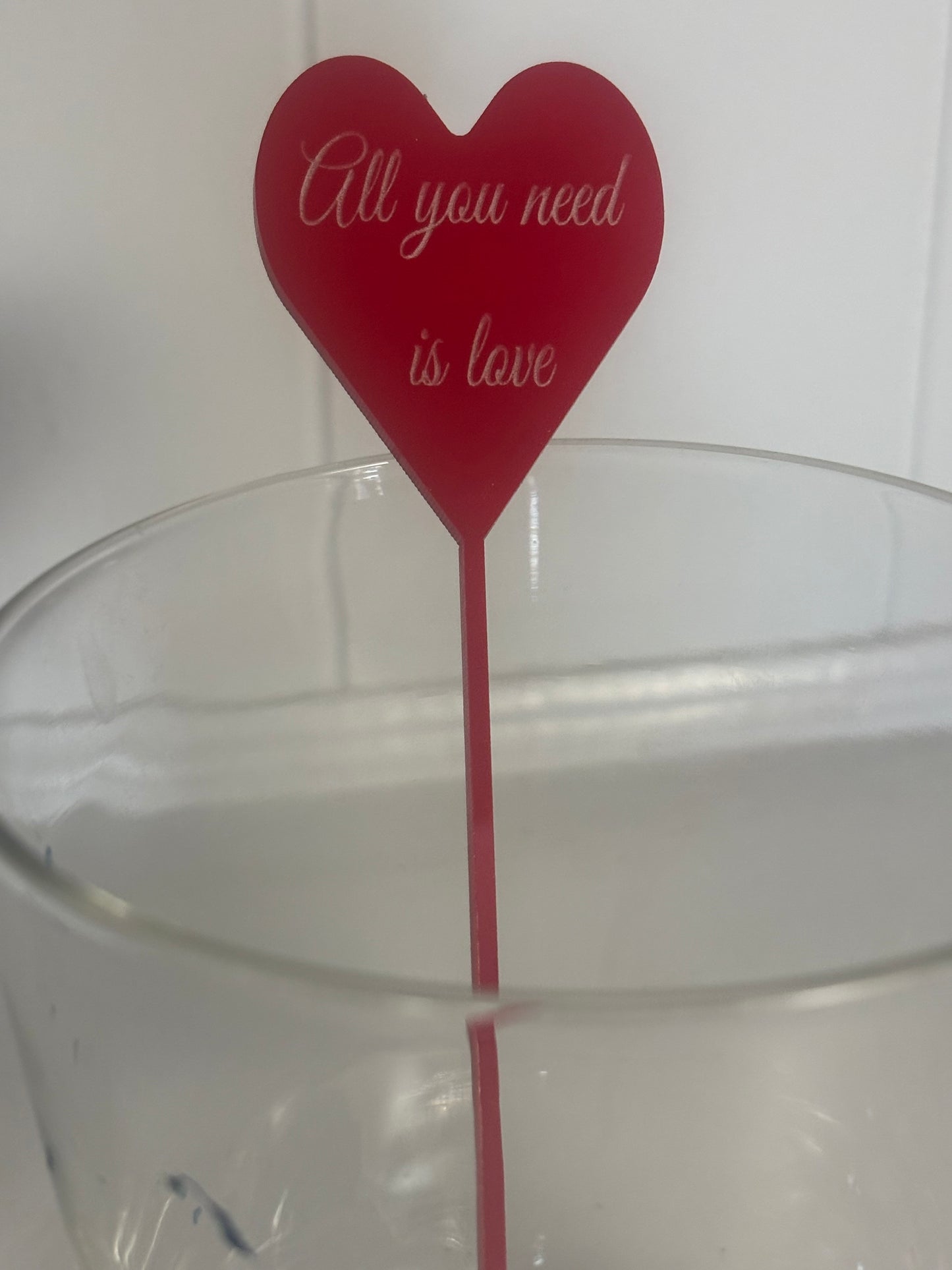 Custom Engraved Cocktail Stirrers Drink Sticks Acrylic