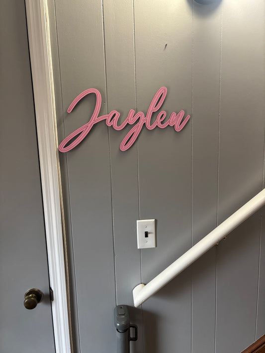 Personalized Name Wall Decor