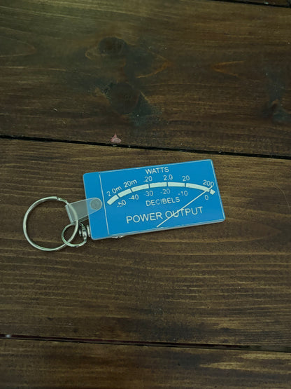 Stereo Meter Keychain