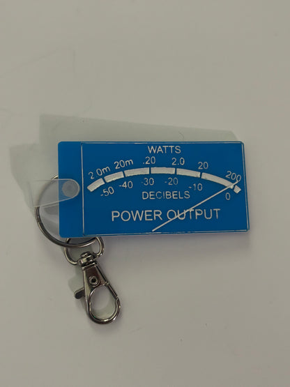 Stereo Meter Keychain