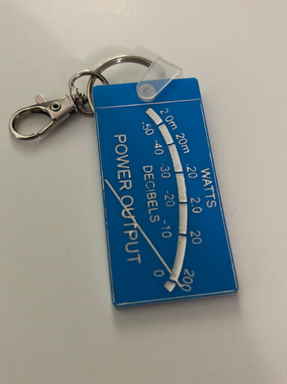 Stereo Meter Keychain