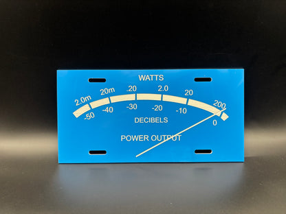 Music Stereo Audiophile Meter Car Tag