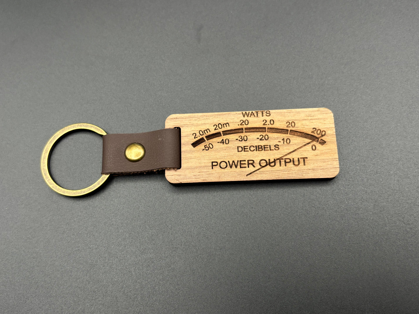 Stereo Meter Keychain