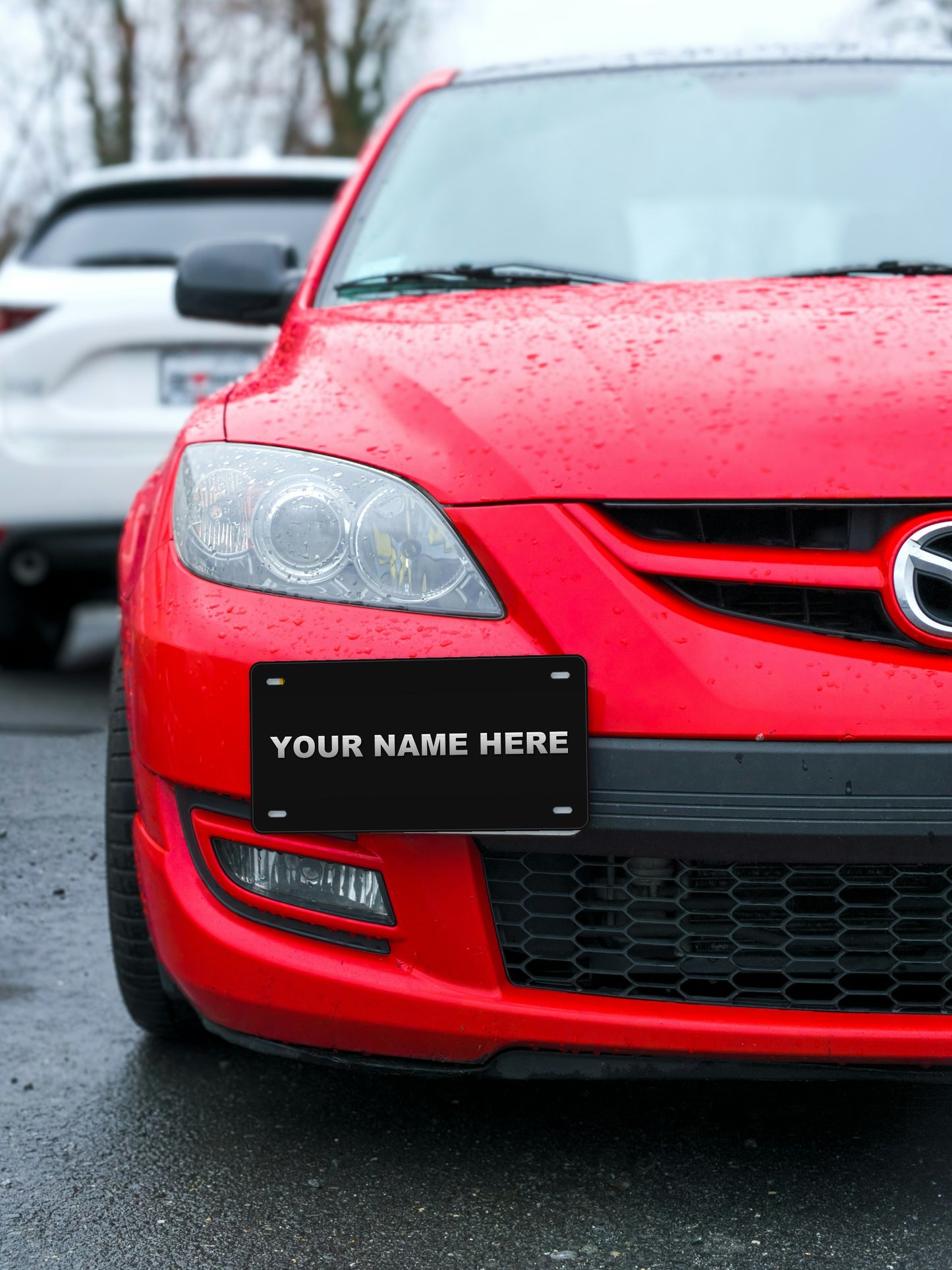 Custom Black License Plate Personalize With Your Name or Phrase