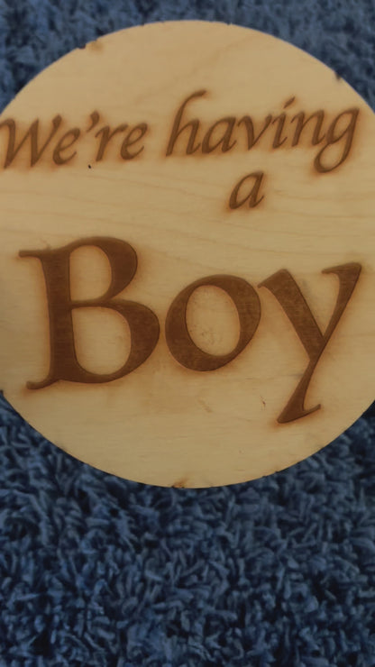 Gender Reveal Photo Prop